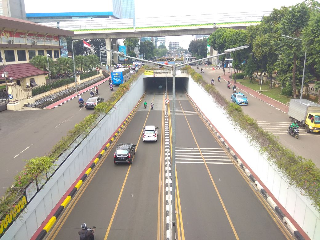 Kondisi Jln.Patimura senin 09 april 2018