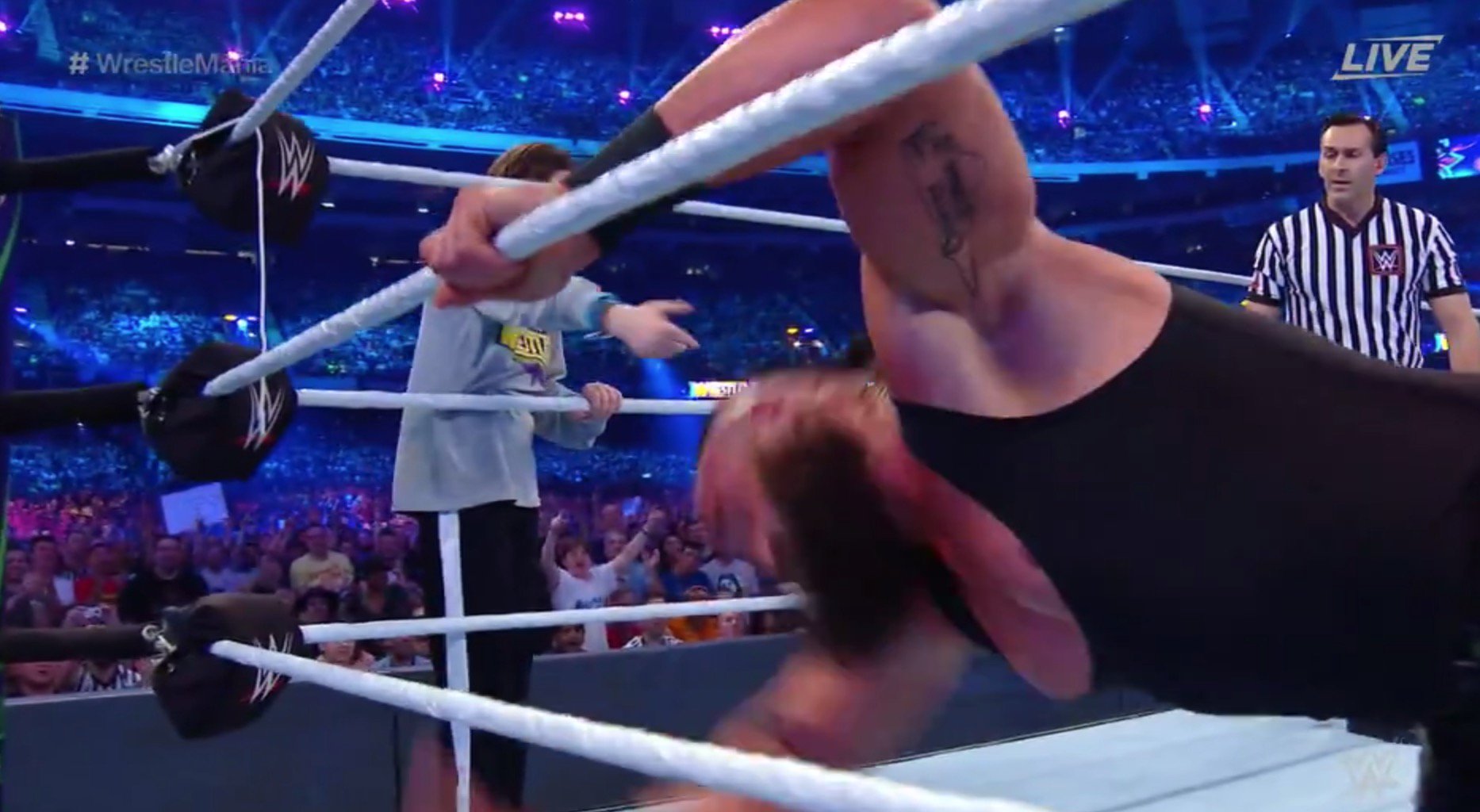 Bleacher Report WWE on Twitter "HE ACTUALLY TAGGED HIM IN…