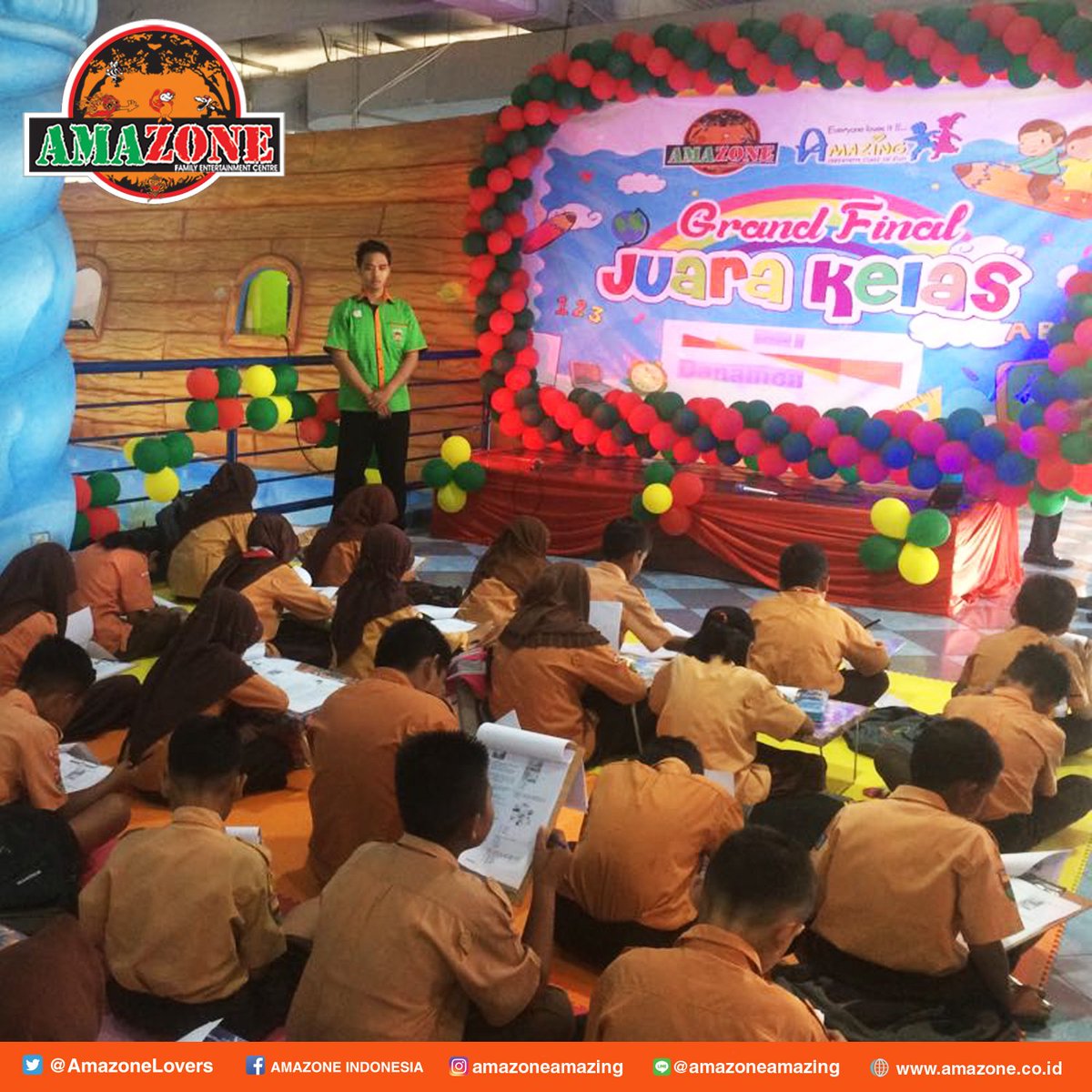 AmazoneLovers's tweet photo. Final Event Juara Kelas di Amazone Suzuya Marelan Medan ๐ #amazone #amazing #amazonia #indonesia #gamecenter #game #LombaAnak #JuaraKelas #Medan https://t.co/nZjCxENtFD