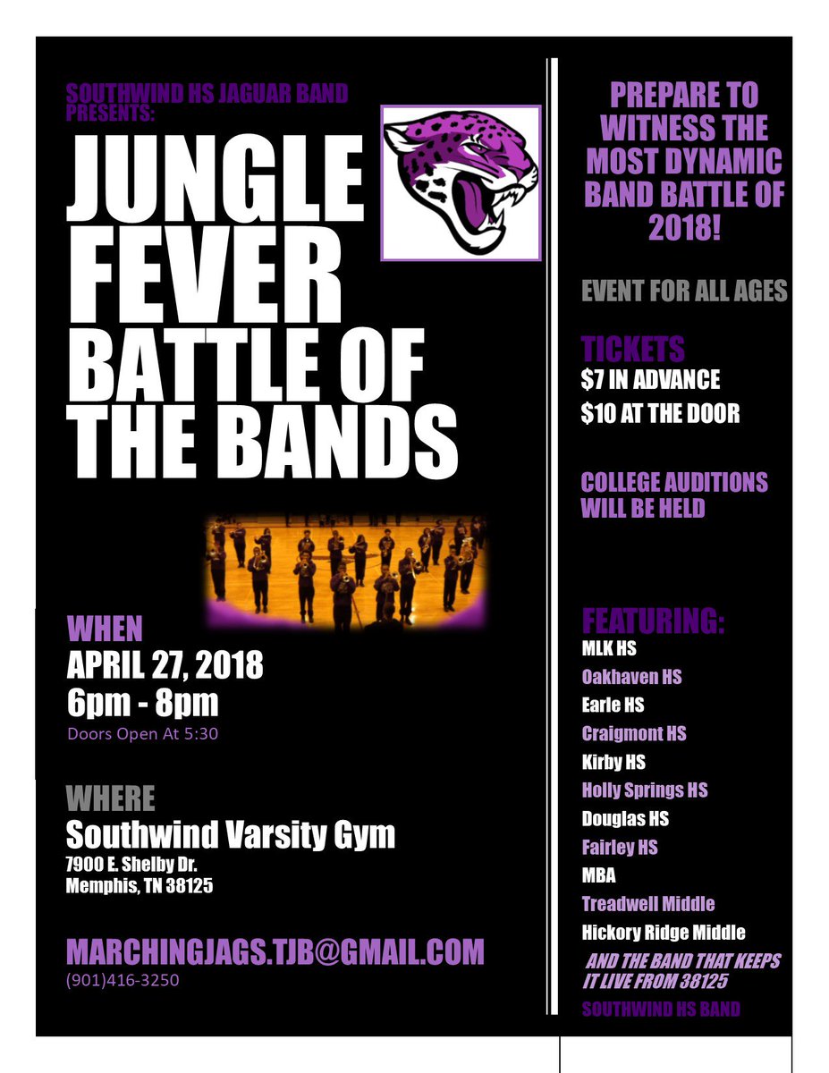 COME OUT... BE LIVE....WITH THE BAND FROM 38125