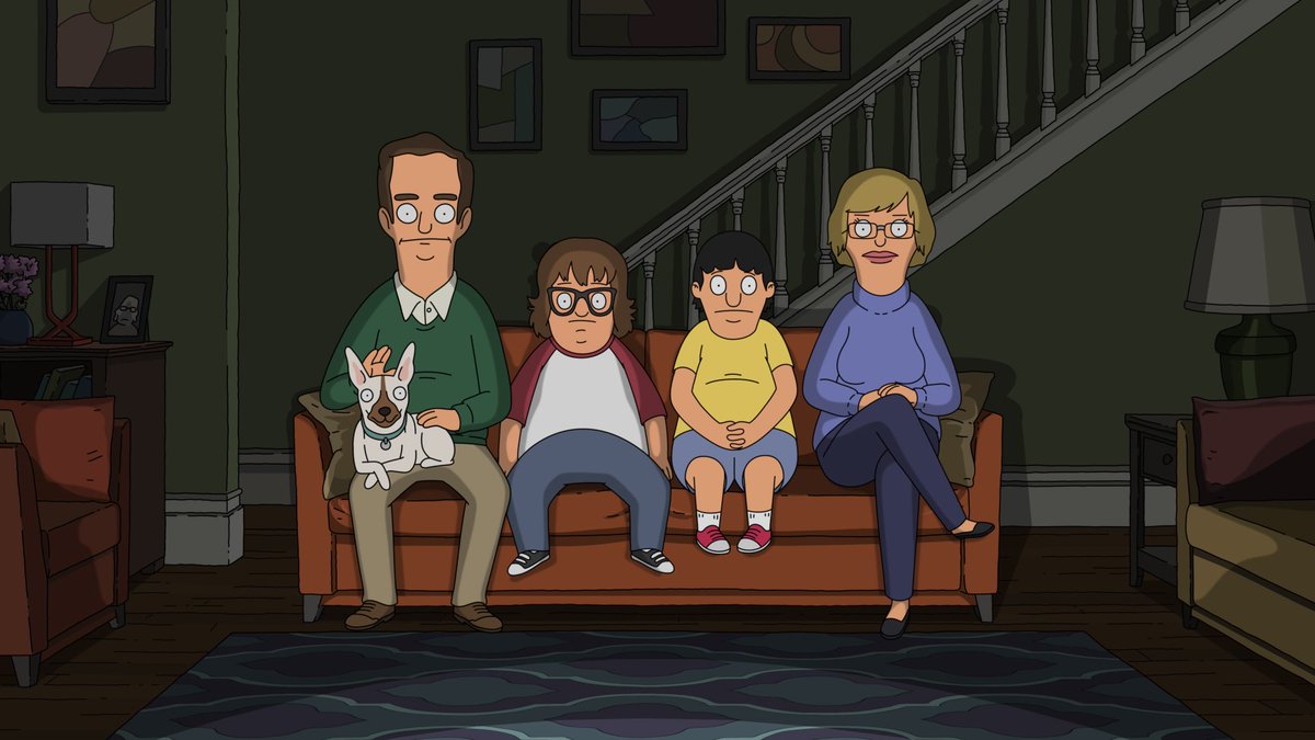 BobsBurgersFOX's tweet photo. Plant yourself in front of the TV! 📺 A brand new #BobsBurgers starts NOW. https://t.co/PRxuUCVCpC