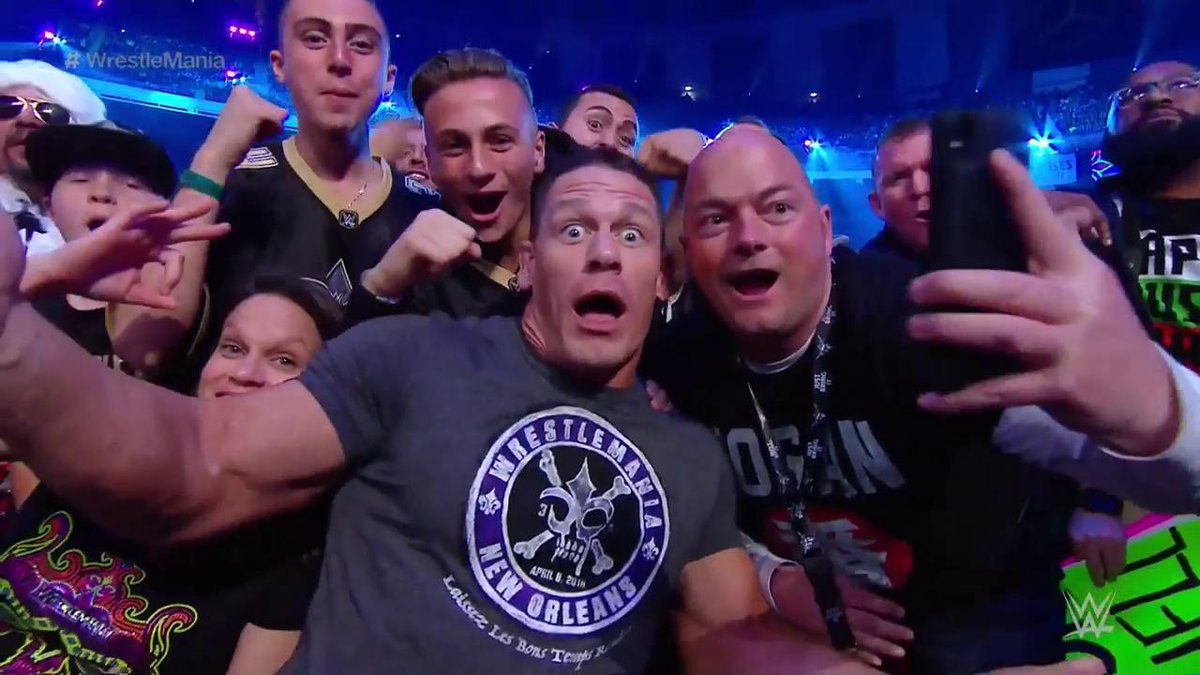 A familiar face is amongst the <a href="/WWEUniverse/">WWE Universe</a> at #WrestleMania, and his name is <a href="/JohnCena/">John Cena</a>!