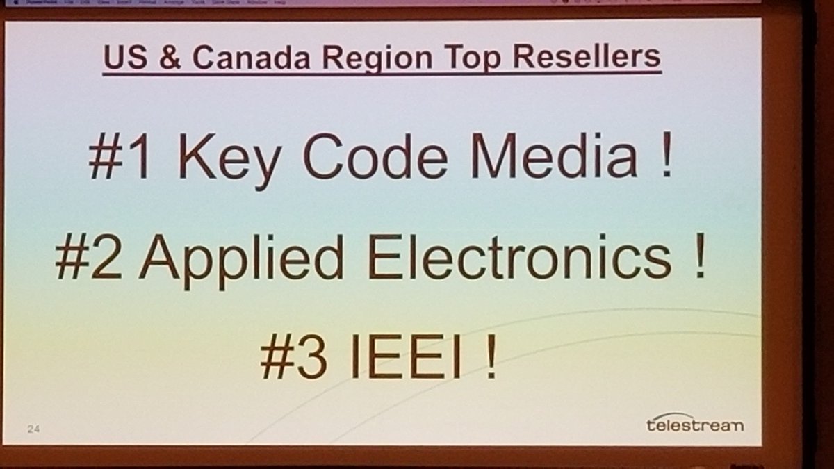 KeyCodeMedia's tweet image. #1 Great job team! Thanks @Telestream #transcode
