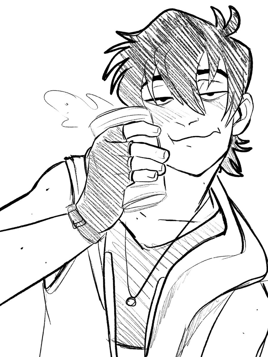 Do you think Keith likes to drink 