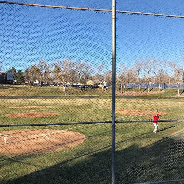 Natdedin's tweet photo. Baseball Season. My man couldn’t be more happy. #baseballseason #itshere #earlybirdgetstheworm #myman https://t.co/OPtNxFCGxU https://t.co/YMckID26Ge
