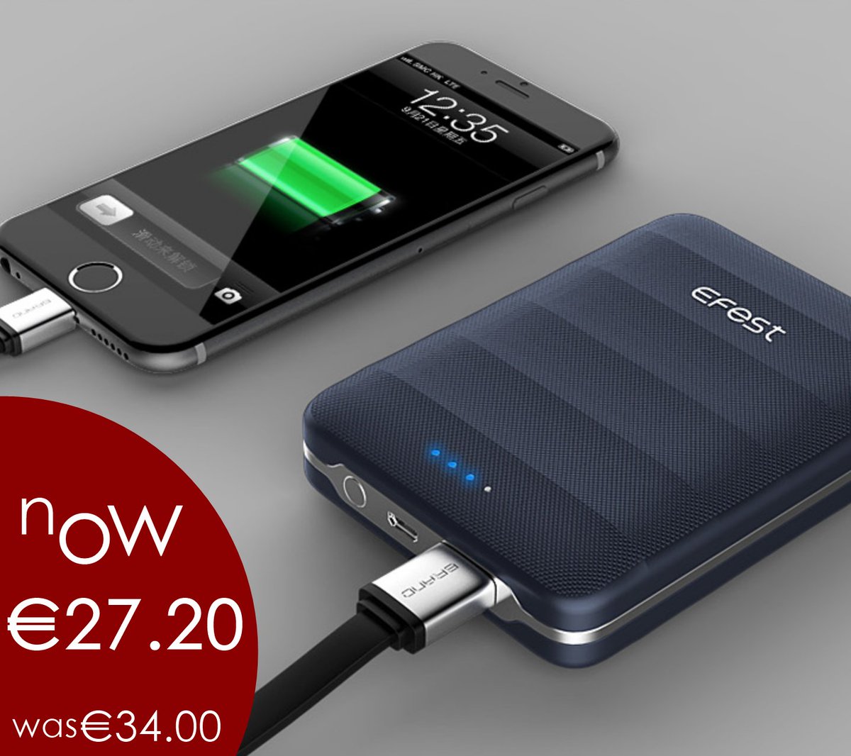 EeeCig's tweet photo. Product of the week - Efest Power Bank 12000 mAh for just €27.20!!!
Efest Power Bank:
100% real capacity
High end design
Cycle life: >500 times
4 power indicators: display charge status
Can charge various digital devices like: smartphone, IPod, MP3, MP4, camera, game player, etc https://t.co/XDFmRFvhI6