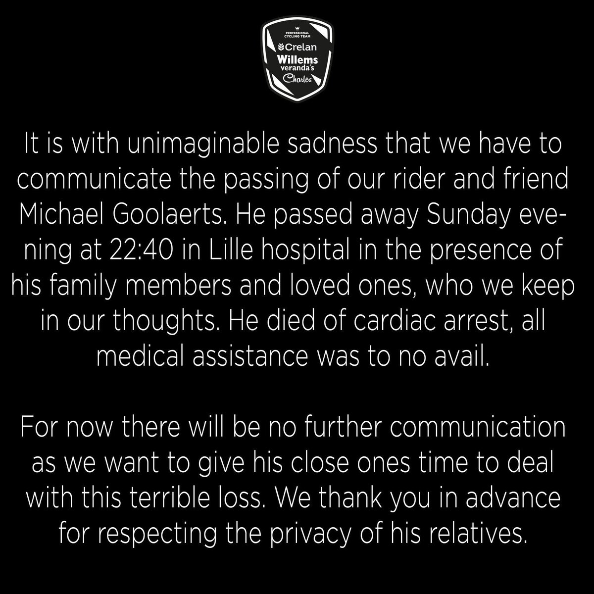 Philippe Gilbert tweet media