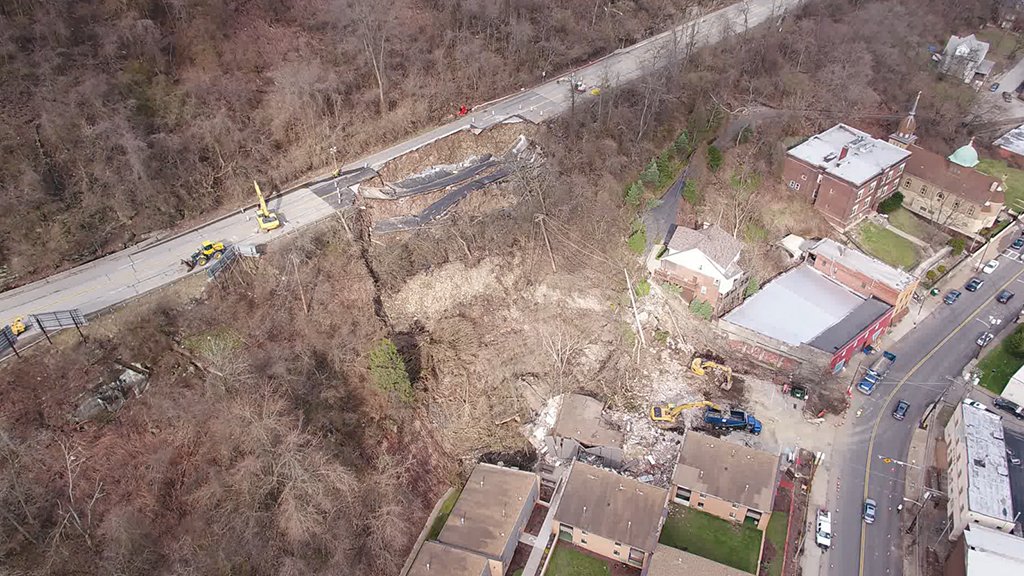 "Drone footage shows the damage left behi…" - @KDKA, KDKA ... - 1024 x 576 jpeg 179kB