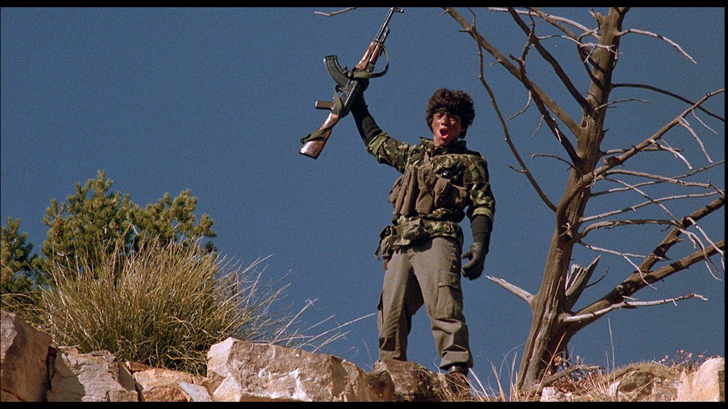 frozenrelic's tweet photo. Wolverines! Just finished re-watching Red Dawn (1984). I think it holds up. "Well, when you grow up... then you'll know these things, Danny. Now get up here and piss in the radiator." #80sMovies https://t.co/ilvgIYBG2c