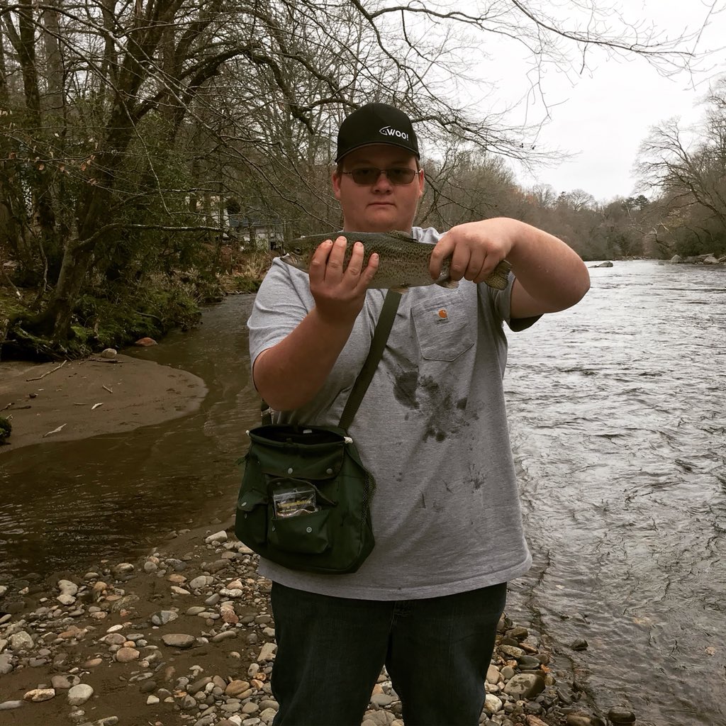 Had a great time this week in Cherokee hanging out with friends and family and caught some trout wish I caught some more.#TroutFishing #dontquit #Wootungsten