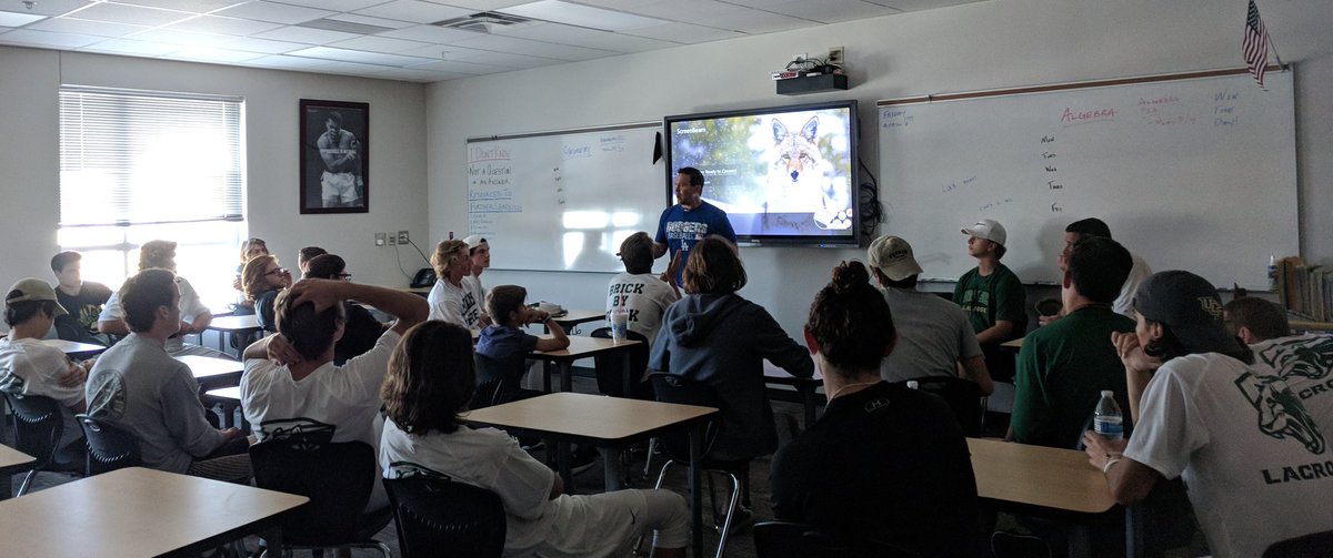 NeaseLax's tweet photo. Thank you so much to @JonGordon11 for coming to speak to our young men! Inspiring leader who helped propel us this weekend! #Focus #Faith #Fight #Finish #FourFs #LOVE https://t.co/deKdU47a7d