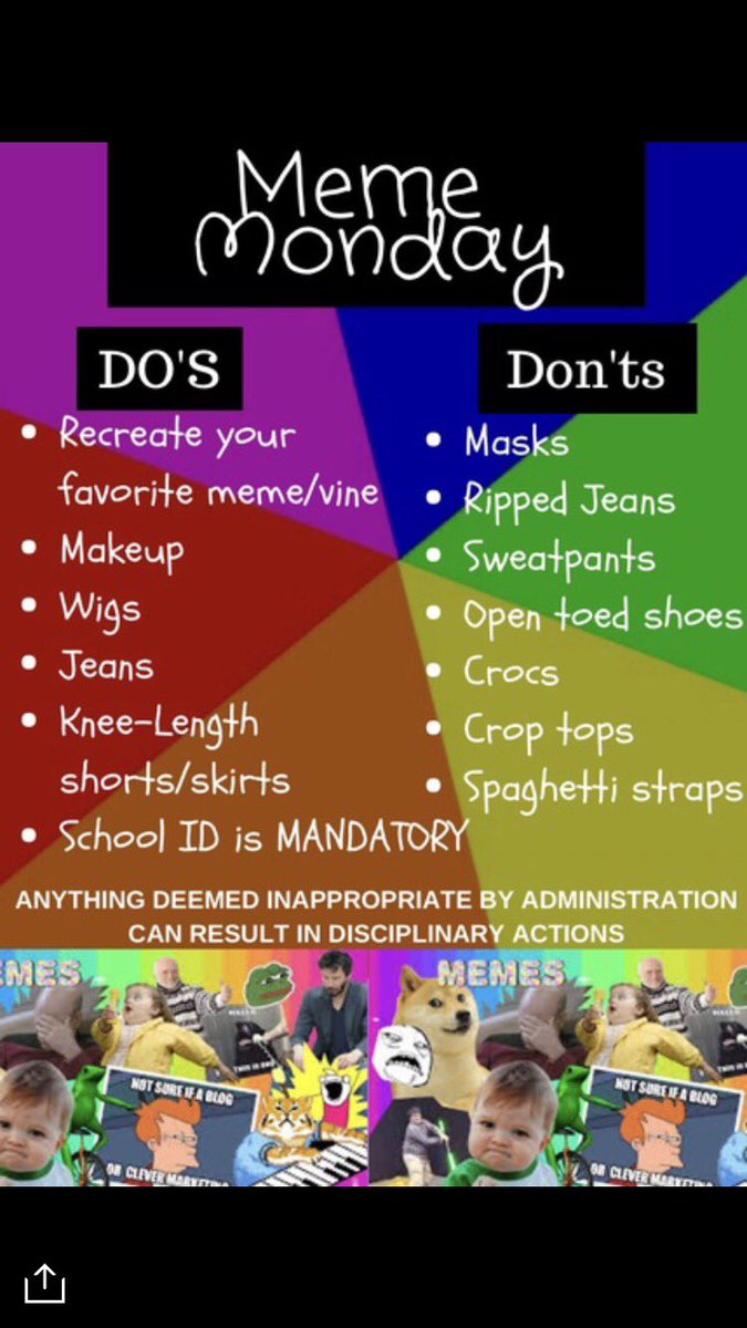 MaterSGA's tweet photo. Seniors, make sure to participate in this weeks activities. All other classes can participate in Friday for Color War. Always remember to follow the DOs and DONTs! https://t.co/H1wBForU4U