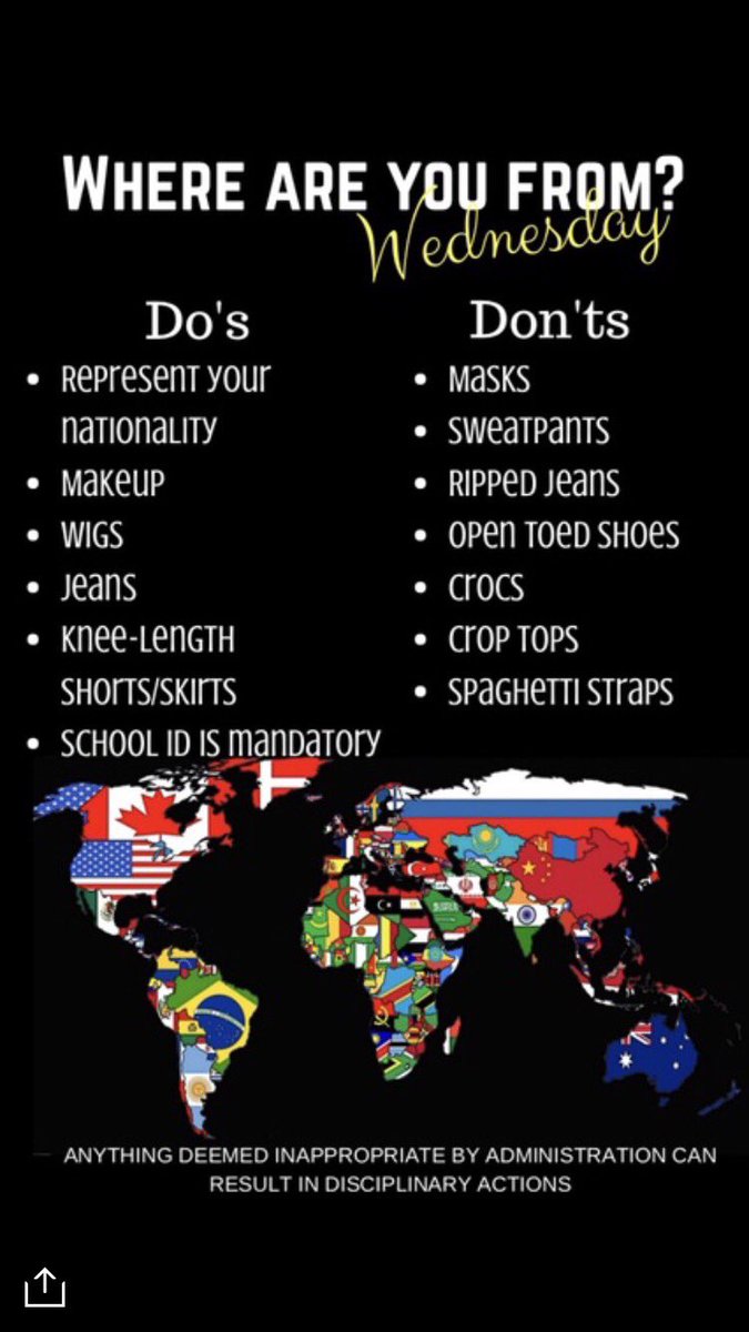 MaterSGA's tweet photo. Seniors, make sure to participate in this weeks activities. All other classes can participate in Friday for Color War. Always remember to follow the DOs and DONTs! https://t.co/H1wBForU4U