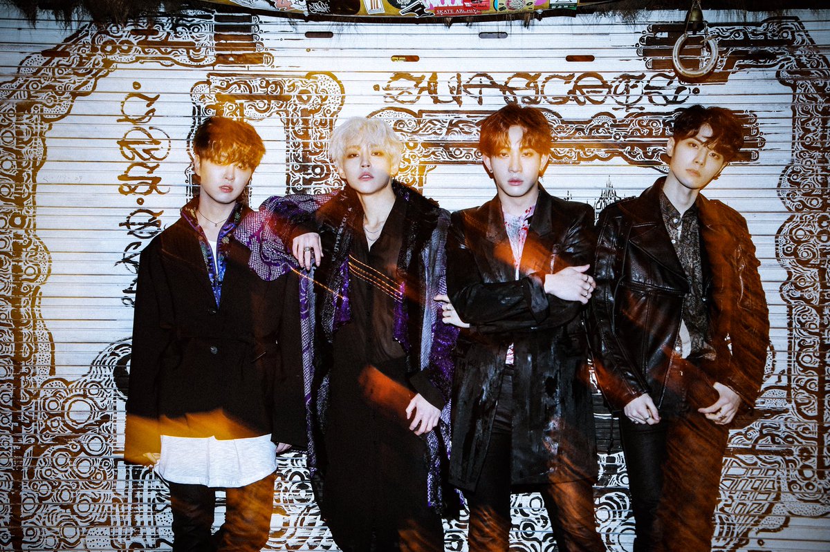 they really went from a fluffy and cuddly sweater concept to a total void concept I LOVE MEN WHO CAN DO BOTH #더로즈 #TheRose #Void