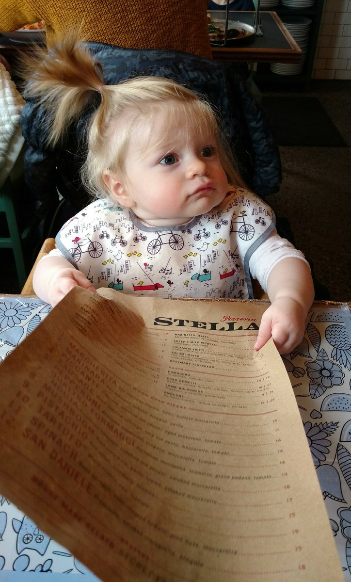 Josie can't decide between the Tartufo and the Quattro Formaggi.  #FamilyFriendly  <a href="/StarrRestaurant/">STARR Restaurants</a>