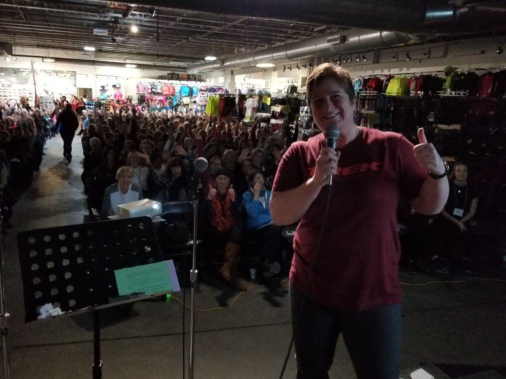 Another fabulous annual SWEET night <a href="/bushtukah/">Bushtukah</a> tonight. Thank you for the privilege of being a speaker in front of so many wonderful women. I had a blast! #trekwomen