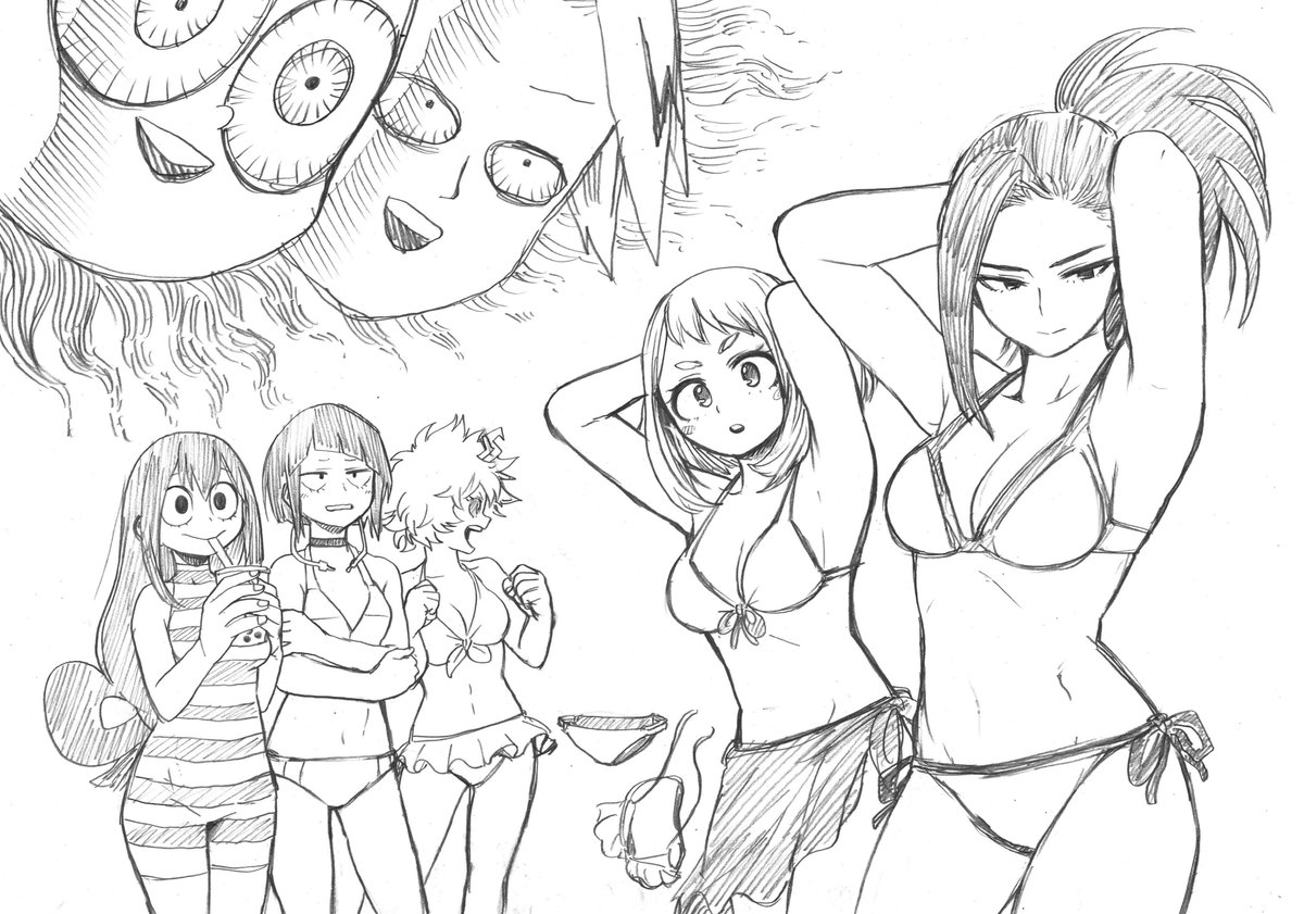 堀越先生がアニメ放送記念に皆の水着姿の絵を投稿 海外のまなざし村共が特攻 Togetter 堀越先生がアニメ放送記念に皆の水着姿の絵を投稿 海外のまなざし村共が特攻 Togetter