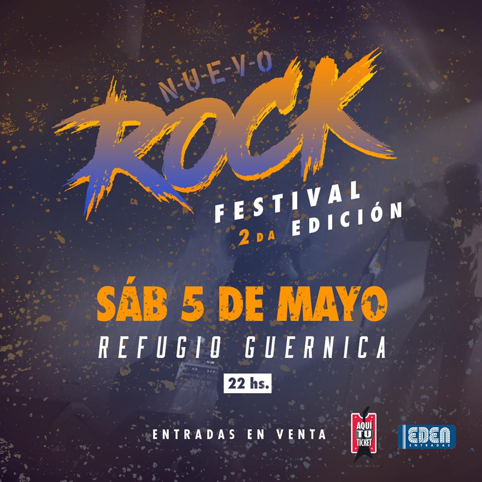 nuevorockfest's tweet photo. 👉5-5 #NuevoRock segunda edición en @RefugioGuernica
LineUp: @igriegaoficial #ZafaPescao #NotaKustica #Exoplanetas #dionisobuscalasalvacion @alteroidebanda #Microespacio #Stigma ⚡️ https://t.co/MPf1sd56PF