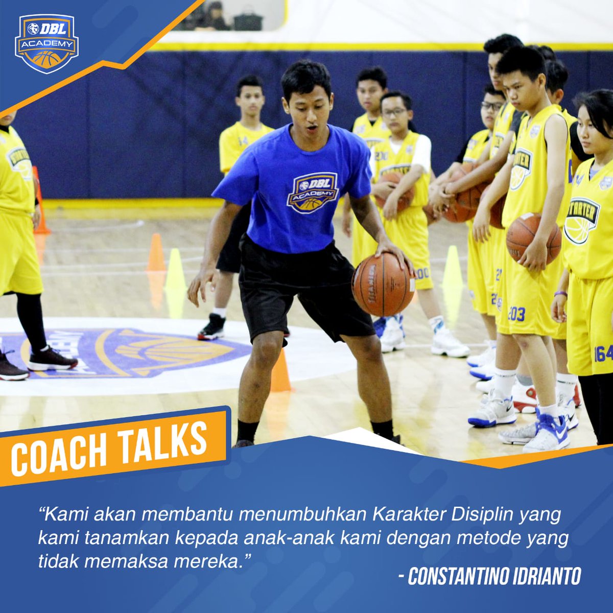 Hi Champs!
Kembali lagi bersama bersama #coachtalks DBL Academy!
.
Hari ini ada coach dari STAGE STARTER nih 😎 Yup coach Ryan akan berbagi cerita..
.
"Self discipline: the road maybe hard but the results are priceless" 💪
.
Semoga bermanfaat dan tetap semangat yaa 😉