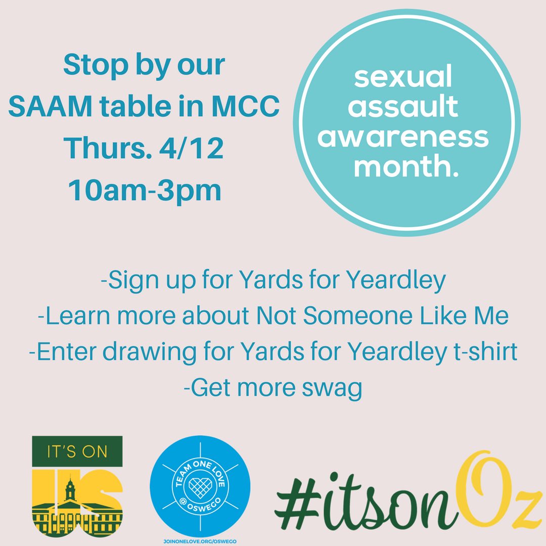 ItsOnOz's tweet photo. Stop by our table Thursday and enter drawing for Yards for Yeardley t-shirt and other premium swag, sign up for Yards for Yeardley and learn more about Not Someone Like Me. https://t.co/W8wMDqHUe3
