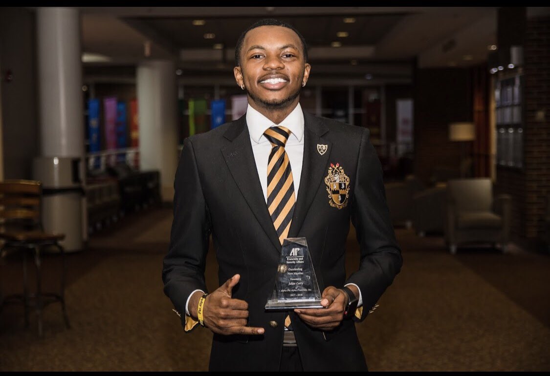 TauPhiAlphas's tweet photo. From Regionals to AP Greek Awards.. Congratulations to Bro. Julian Curry on winning Outstanding New Member and our chapter for bringing home the Excellence in Brotherhood Development Award. Continue holding the light high bruhs #OnwardAndUpward 🤙🏾 https://t.co/bLqEt5BYT8