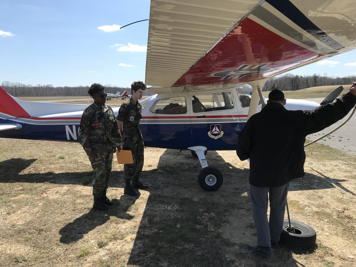 CCSCAP's tweet photo. Awesome day for O-Flights! Thanks to Capt Burgos-Ramos, our Orientation Pilot. Cadets had fun, learned a lot. @MDWG_CC @MDWGCAP @MDCAPGP3 https://t.co/nTZ3JmTYca
