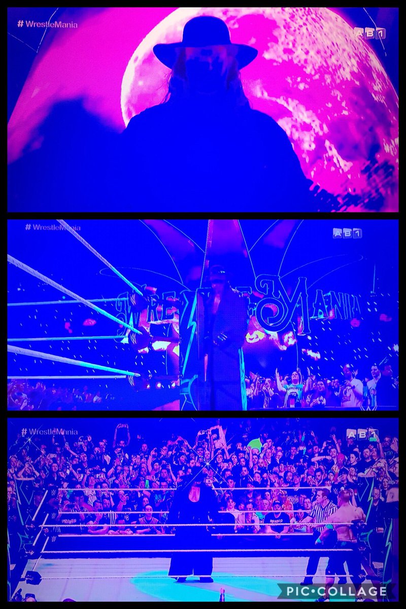 StephXnigma's tweet photo. Les lumières noir, les frissons.. les larmes à son départ.. puis les yeux repleure a son retour inattendu a #CatchNightAB #WrestleManiaAB !! 😭🤩 https://t.co/nwAwePFYnN