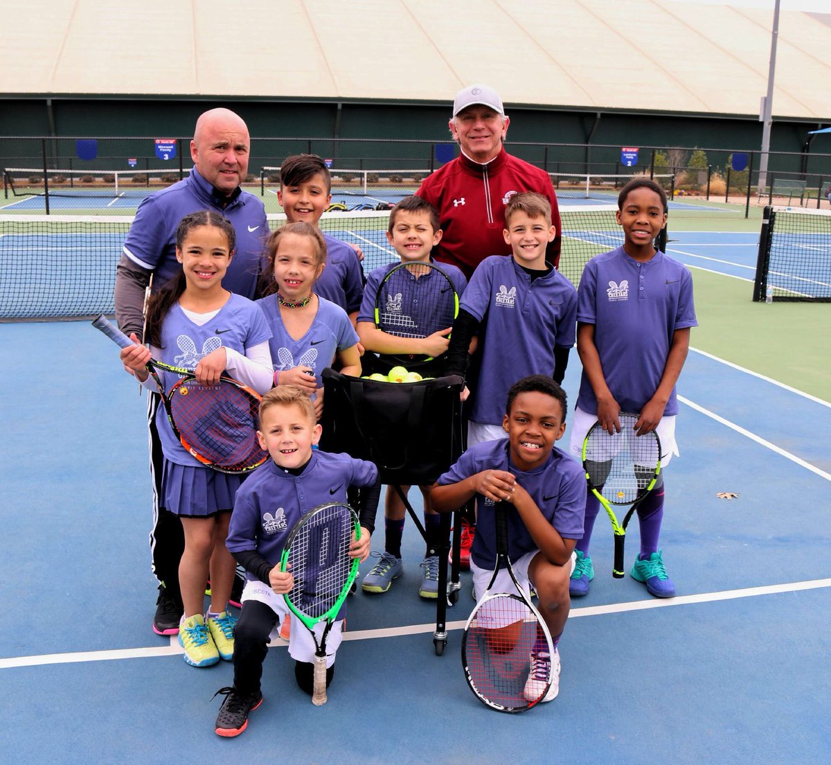 BradLundokc's tweet photo. The @brittonchurch Cheetahs moved to 2-0 on the season Sunday with a total team effort in their USTA Junior Team Tennis match at the OKC Tennis Center. #BCCTA https://t.co/F5sMhDYAJA