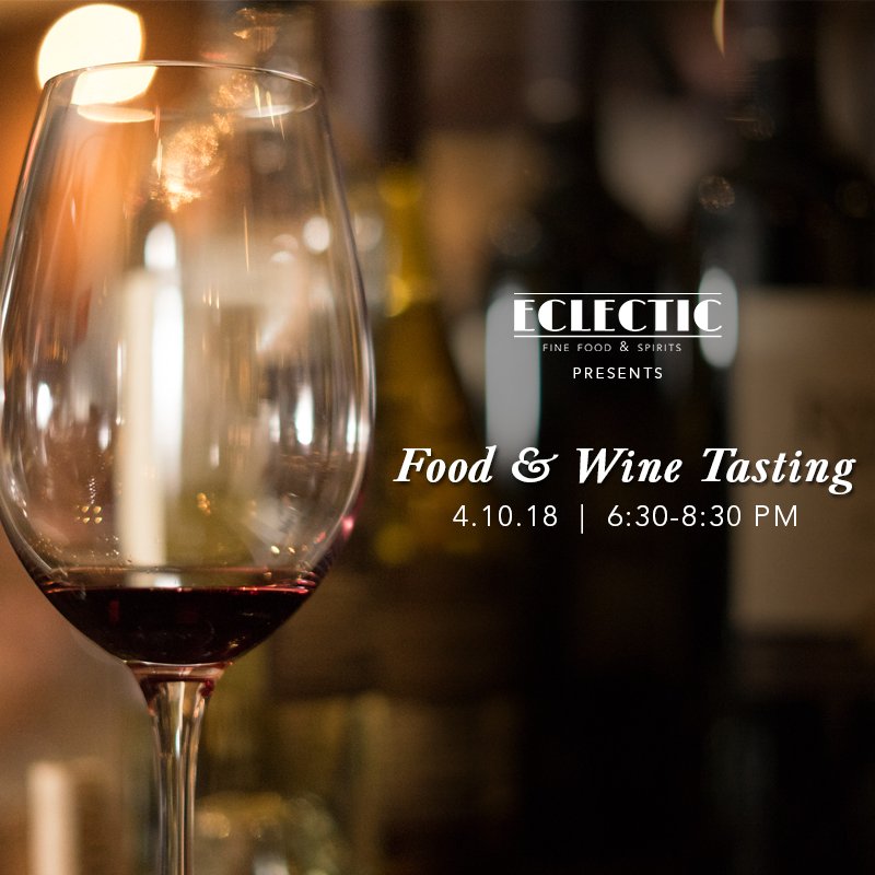 TheEclecticNoHo's tweet photo. Last Call For April 10th's Food &amp; Wine Tasting! 🍷🍷 - https://t.co/GDKSjNBbib https://t.co/bZEvIbS00K