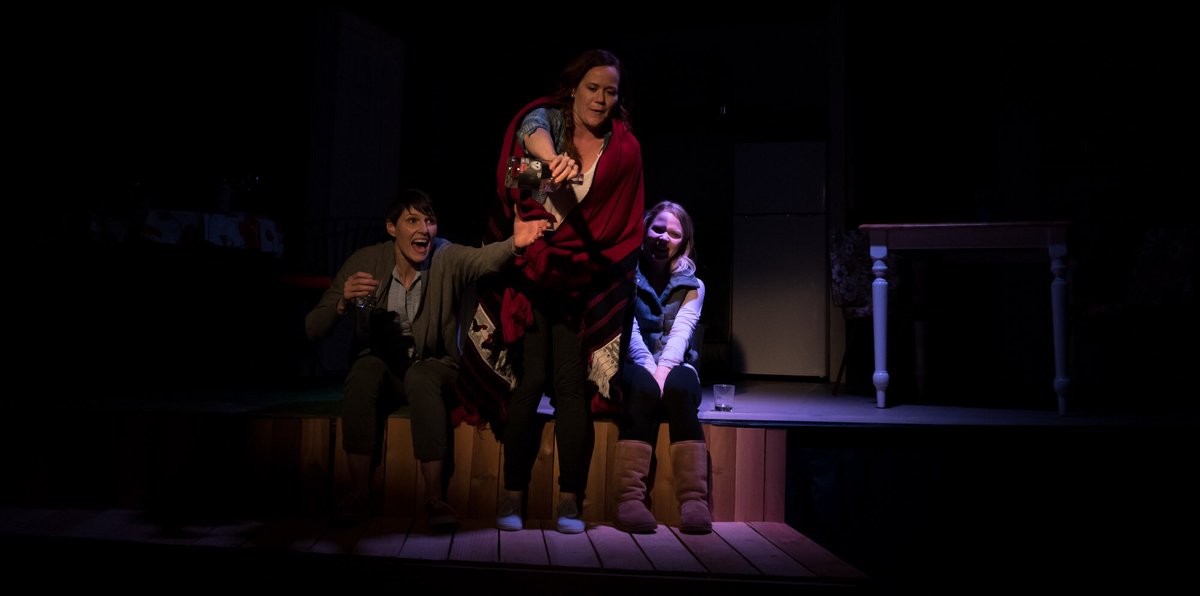 JaimeLangton's tweet photo. Pouring one out at #dressrehearsal for #OfGoodStock. We open on Thursday at Triangle Theatre in #Portland! https://t.co/xyodnYoLk6