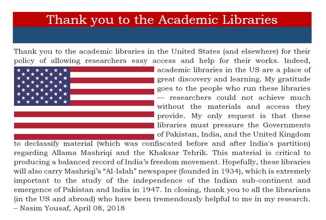 NasimYousaf's tweet photo. #ThankYou #NationalLibraryWeek #LibrariesLead #LibrariesTransform #amlibraries #AmericanLibraries #alaannual #ALALibrary #WorldDigitalLibrary #DigitalLibrary #CambridgeSouthAsia #SouthAsiaCenter #DigitalSouthAsiaLibrary #PakistanStudies #IndianStudies #DigitalCollection https://t.co/8M6RvVgoXw