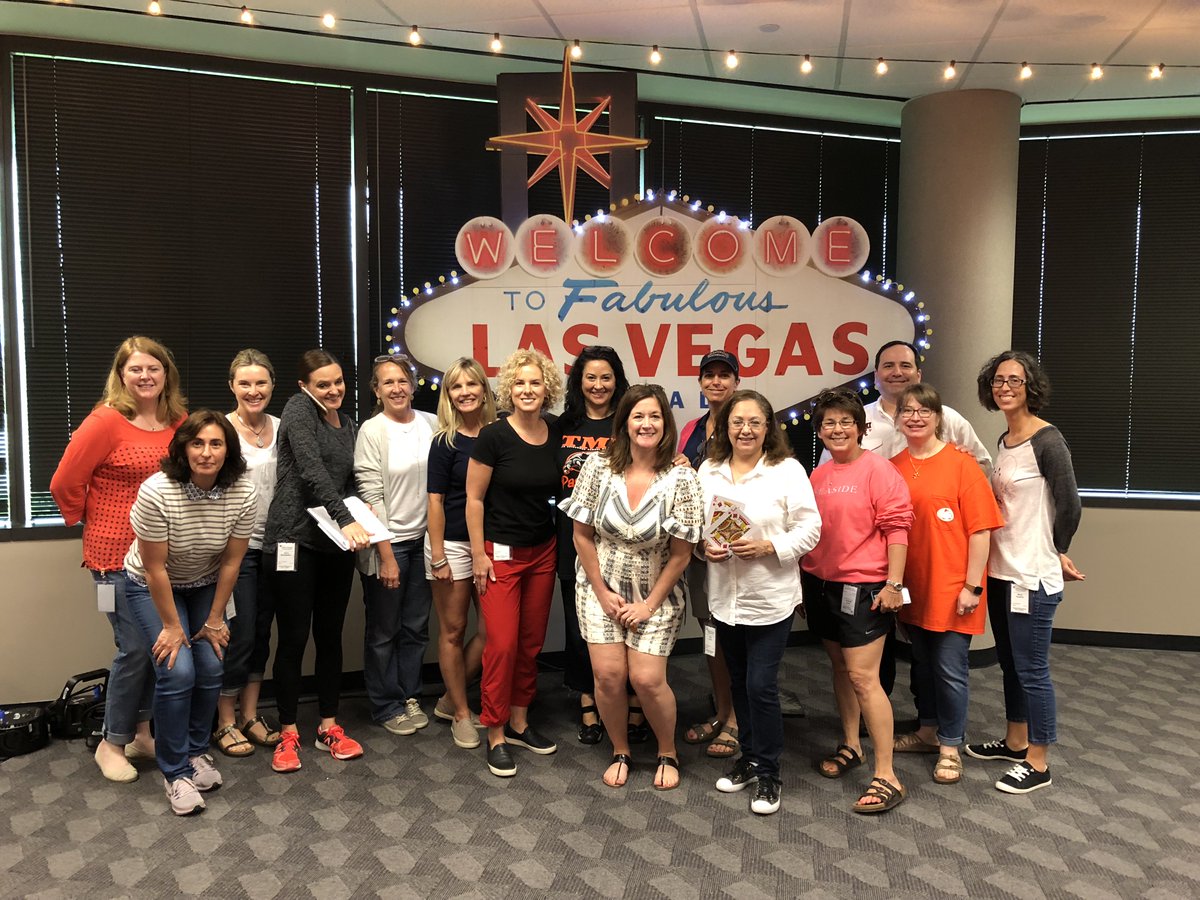 TMIEpiscopal's tweet photo. Thank you to our amazing parent volunteers who gathered on Friday to transform The Venues at Valero into a Fabulous Las Vegas Night for Saturday’s gala. #Stars2018 https://t.co/CUDNhTk6UF