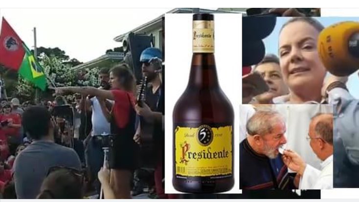 rosedbarros's tweet photo. PT leva "artistas" comunistas pra fazer zona na frente da PF. Tudo pelo "Presidente" >>>
#LulaCovarde #RepublicaDeCuritiba #STFVergonhaNacional #prisaodeLula #Prisaoem2aInstancia #prisaoemsegundainstancia https://t.co/BmXvnYwmCl