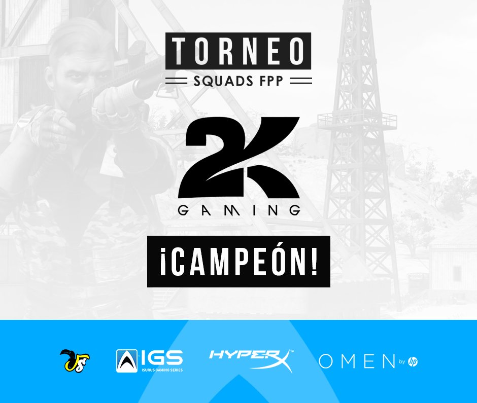 seriesisurus's tweet photo. 🏆 #IGSPUBG - Final

Tras 5 partidas peleadísimas, @2KillGaming se coronó campeón de nuestra competencia de PUBG con 830 puntos y 35 kills 💪

Felicitarlos por todo su rendimiento, se llevan los $100USD en premios 🏆

#IGS #HyperX https://t.co/HJs8QOcigM