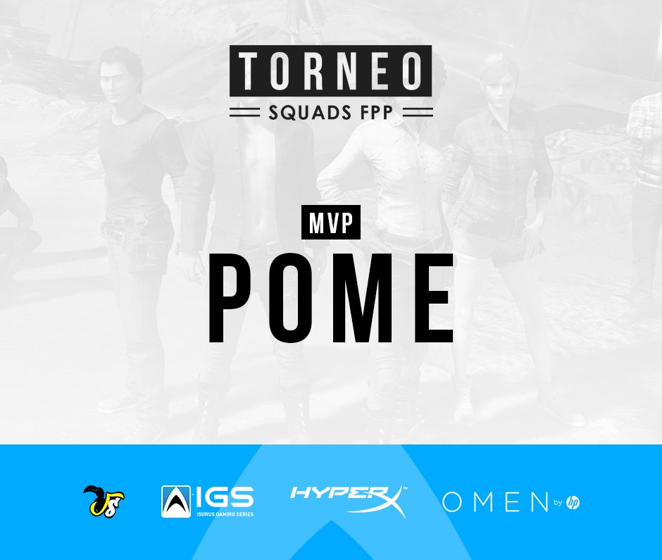 seriesisurus's tweet photo. 🏆 #IGSPUBG - Final

Felicitar también a @p0melaus por ser el MVP de la competencia con 18 kills, sin lugar a dudas el mejor jugador proveniente de @FuriousGamingLA 💀

Se quedó con los $20USD de premio 🏆

#IGS #HyperX https://t.co/BfZGMhQ201