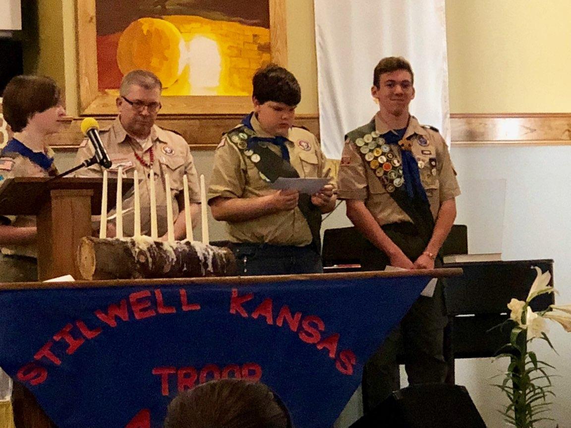 Doubling up on rank advancements in Troop 483 tonight. Congrats on attaining Life. Next stop #EagleScout @HOACBSA #ItsWorthTheWork #Scouting