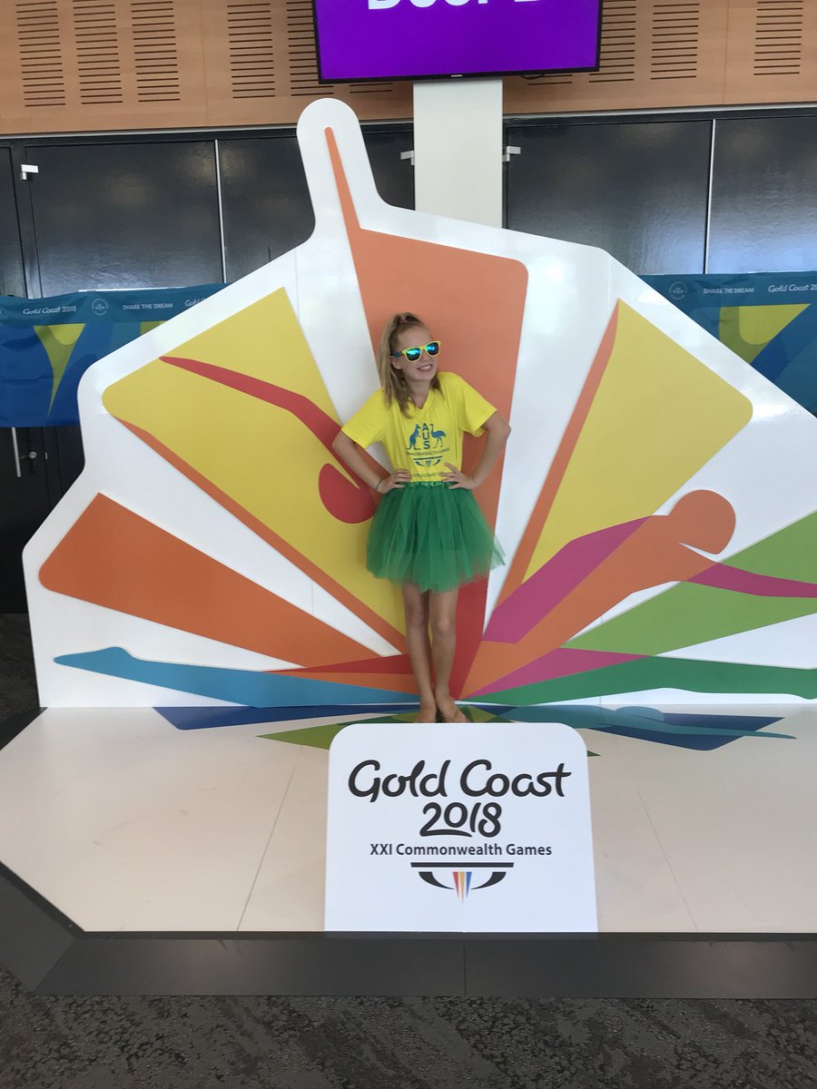veeblake's tweet photo. #GC2018Netball going to her first ever diamonds game https://t.co/ym5B4t8zdd