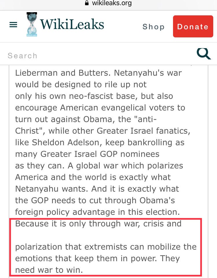 HumanOfMind's tweet photo. “A global war which polarizes America and the world is exactly what Netanyahu wants.... Because it is only through war, crisis and polarization that extremists can mobilize the emotions that keep them in power. They need war to win.” #Syria https://t.co/ZbBhdV6R3B https://t.co/Lez3ZU9apR