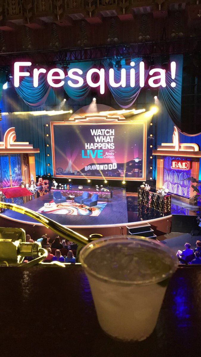 MSchmitt_GVL's tweet photo. In honor of @Andy! Looking forward to a great show! #fresquila #WWHL #WWHLinLA https://t.co/Ry7OSfVIwl