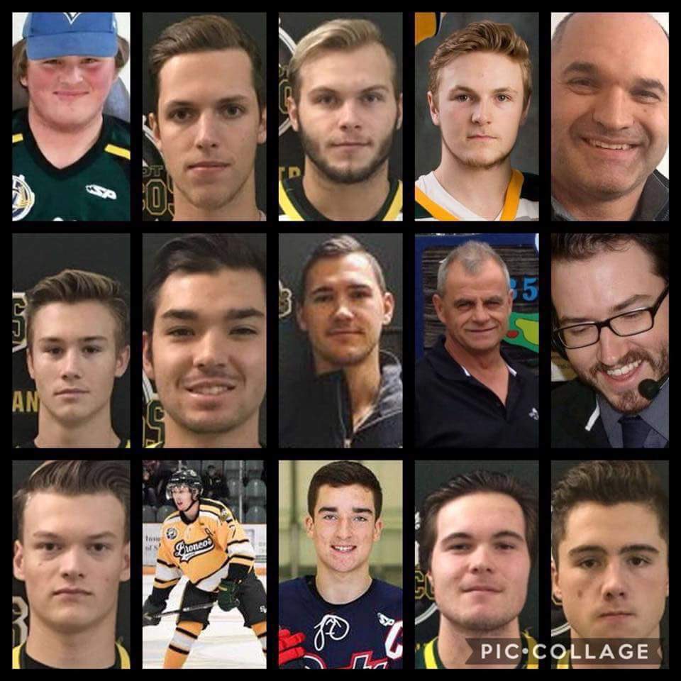 15 lives lost, never to be forgotten. Humboldt Broncos.