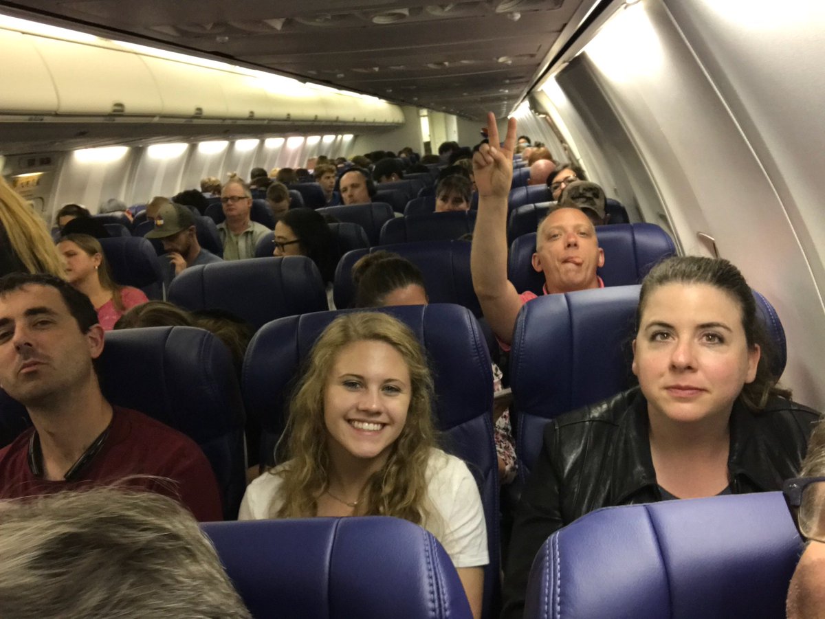 guyerorchestra's tweet photo. Finally! After 2 gate changes and an hour and a half delay, our musicians are on their way home! Estimated arrival 12:15AM 😞 😴 https://t.co/Dd31wwmGMy