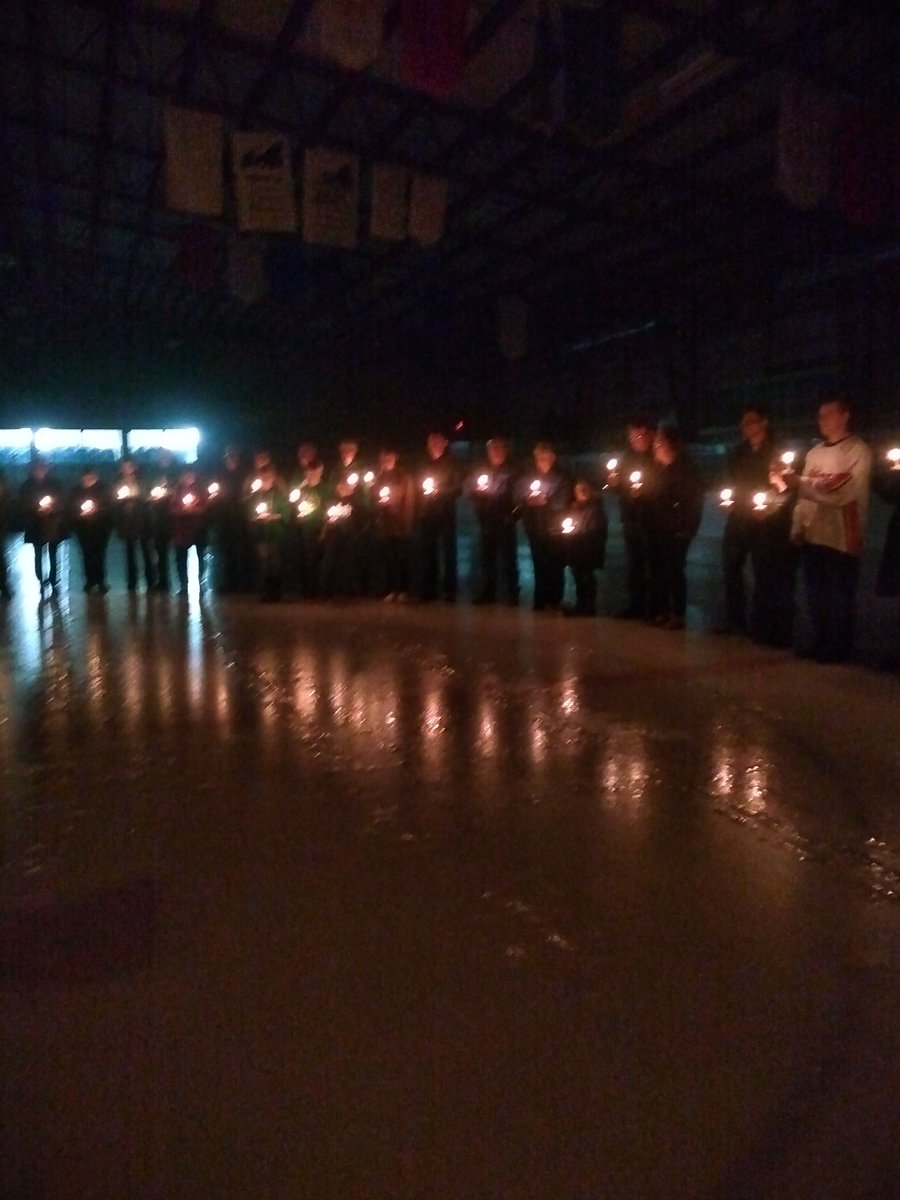 There was a powerful Vigil in Elrose tonight to honour the victims of the Humboldt Broncos bus crash.