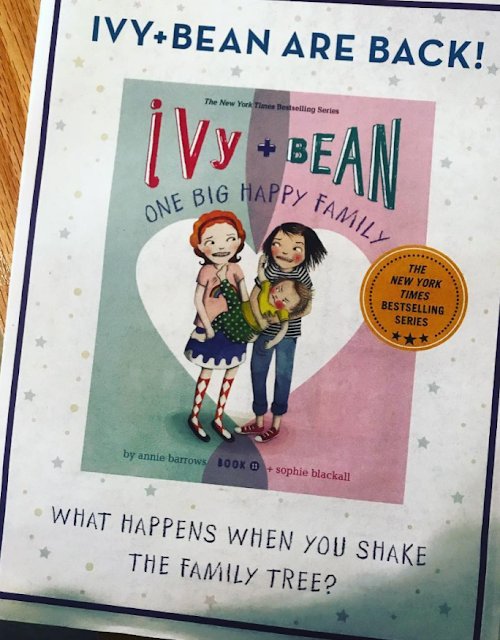 shannonmmiller's tweet photo. Ivy + Bean Are Back! <3 https://t.co/fKDXB7vQ8l @ChronicleBooks #futurereadylibs #tlchat #inTLchat #iowatl #IvyandBean #kidlit #txla18 #txla https://t.co/F4J3abuAYl