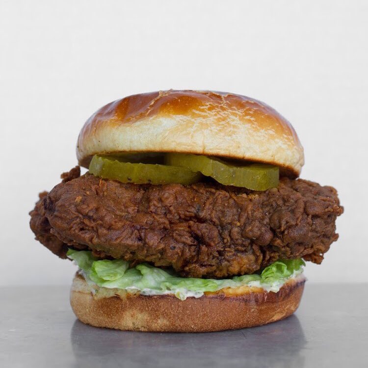 Not just seafood. 
There is also this beaut of a chicken sandwich. 
😍