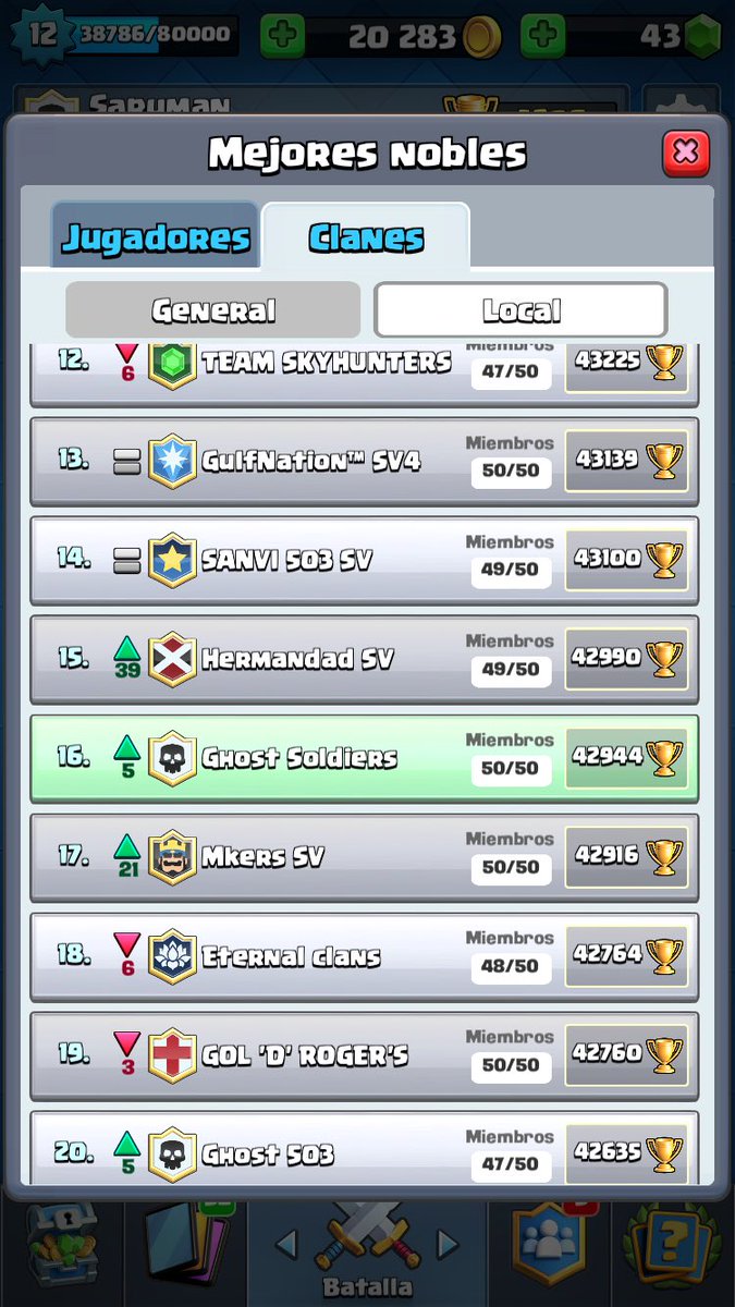 TOP 16! 🤛🏼🤩🤩
Rifa de tarjeta 10$ qedar en top 20, rifa de 2 tarjetas de 10$ qedar en top 10 vamos fantasmas 👻