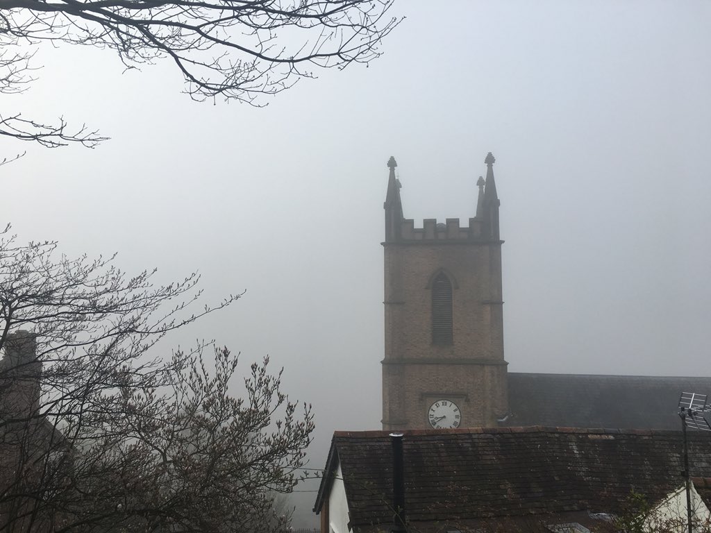pbartlett1965's tweet photo. The Ironbridge view has been stolen!!!! #Ironbridge #IronbridgeGorge #riversevern #igmt #Views #shropshire #ironbridgemuseum #morning #mist https://t.co/ss3LgXBZSU