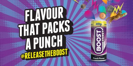 Boost_DrinksNI's tweet photo. Power by name, Power by nature! Check out our NEW punchy, fruit bursting, sugar free PUNCH POWER flavour available in NI shops now! #BoostPunchPower  #ReleaseTheBoost https://t.co/O7NdzmswQ9
