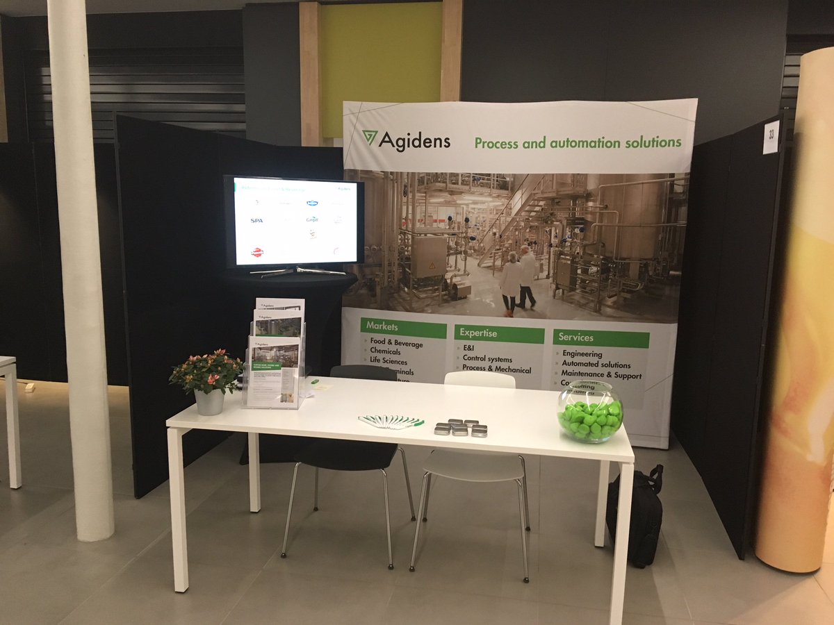 Agidens's tweet photo. Visit us the next few days at #TrendsinBrewing (booth 33) at Technologiecampus KULeuven, Gent. Our colleague Danny will tell you all about our automation solutions and products to improve your brewing process! https://t.co/oTwXu5TBXs