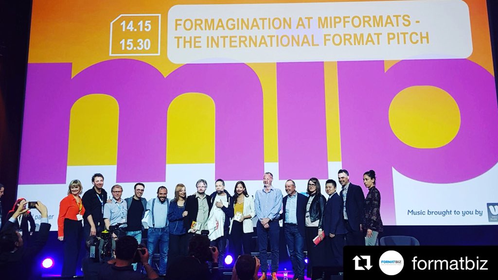 EMC_Academy's tweet photo. Congratulations to all the winners of the Formagination Awards! Thank you Armoza Formats and #MIPFormats for a great event!
Now we are off to the MIPTV market! Let the show begin!
#mip #miptv #mipformats #mipmarkets #mipformats #emcmasterclass #armozaformats #formagination https://t.co/5KeWayhQ8l