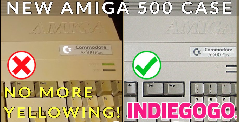 A1200NET's tweet photo. @GeekzoneFR #CommodoreSpain #amiga #gamersunite #retrogamer #retrogaming New Amiga 500 Case - No More Yellowing ;) https://t.co/lUC9f9TYsp https://t.co/kMtpp5lxAE